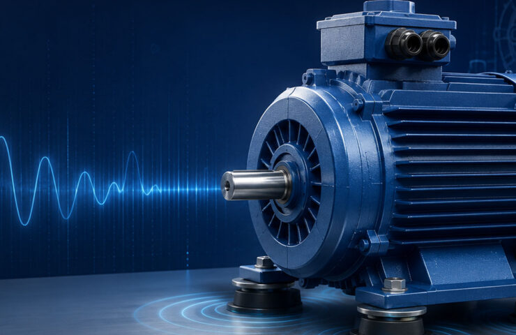 Noise & vibration reduction in electric motors